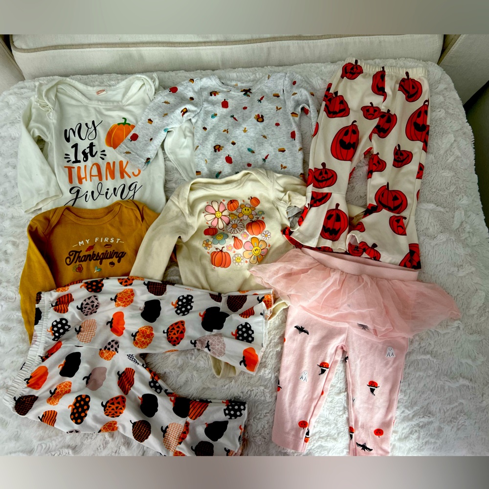 Fall Baby Outfit Bundle Girl